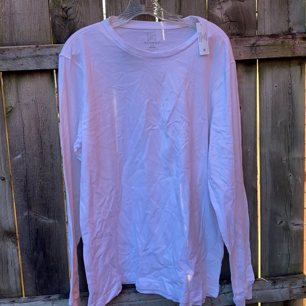 George white long sleeve tee sz. L NWT